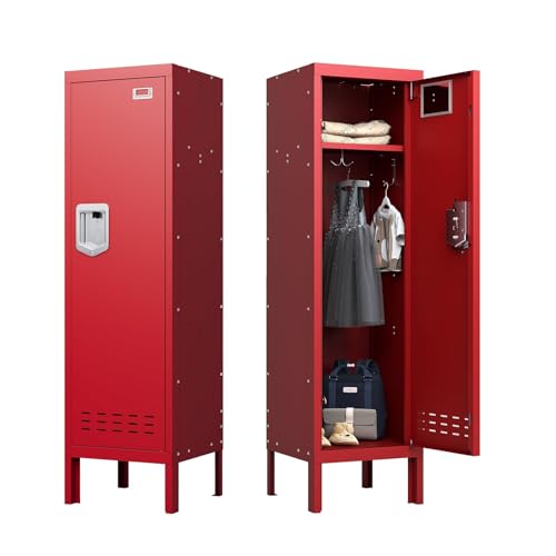 Metal Locker with 5 Doors,Lockers for Employees,66'' Steel Storage Locker for School,Gym, Office, Office,Garage