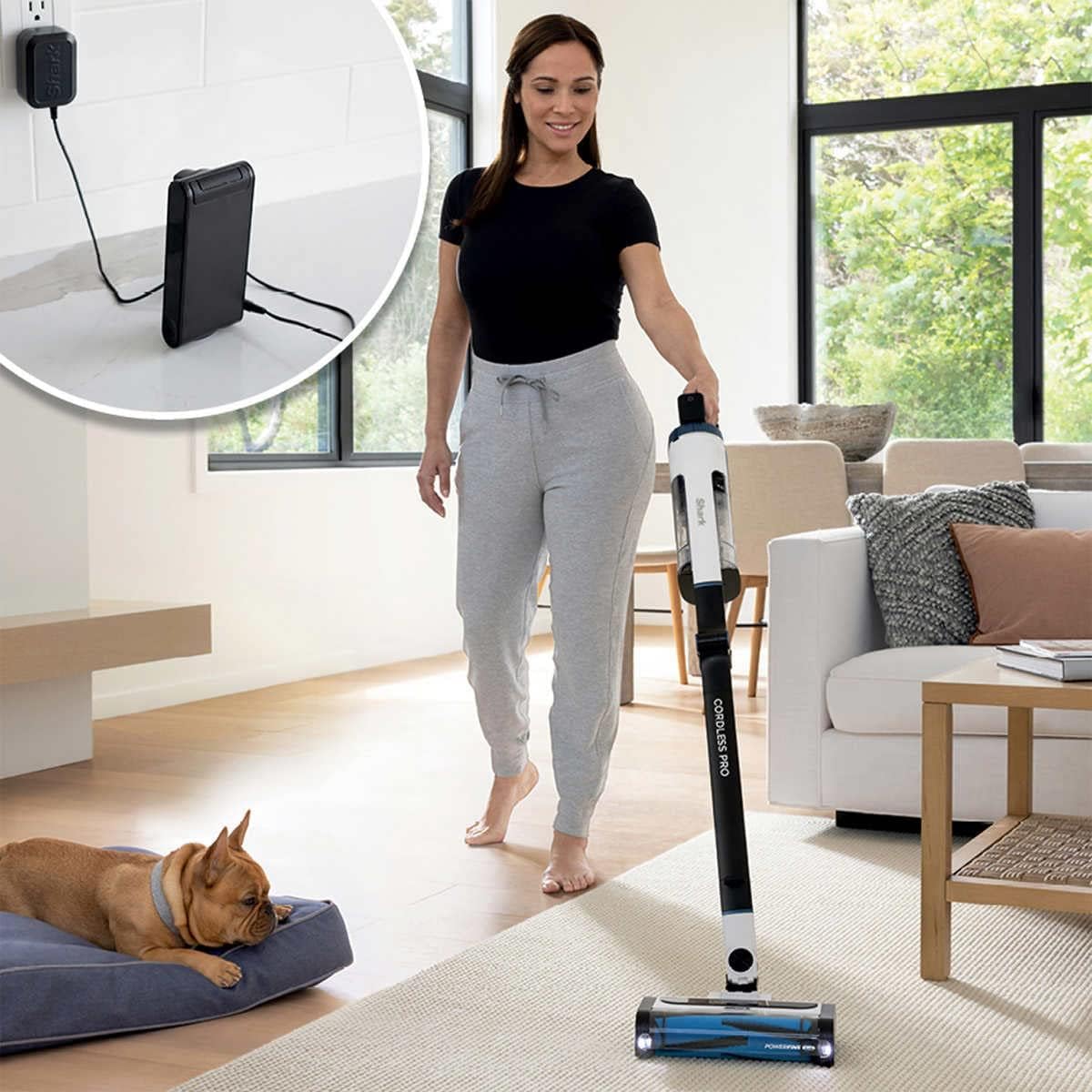 SHARK UZ565H Pro Cordless Vacuum with Clean Sense IQ & MultiFLEX Technology, PowerFins Plus Brushroll