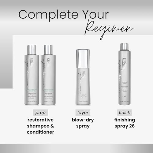 Kenra Platinum Blow-Dry Spray | Time-Saving Heat Protectant | Detangles, Smooths