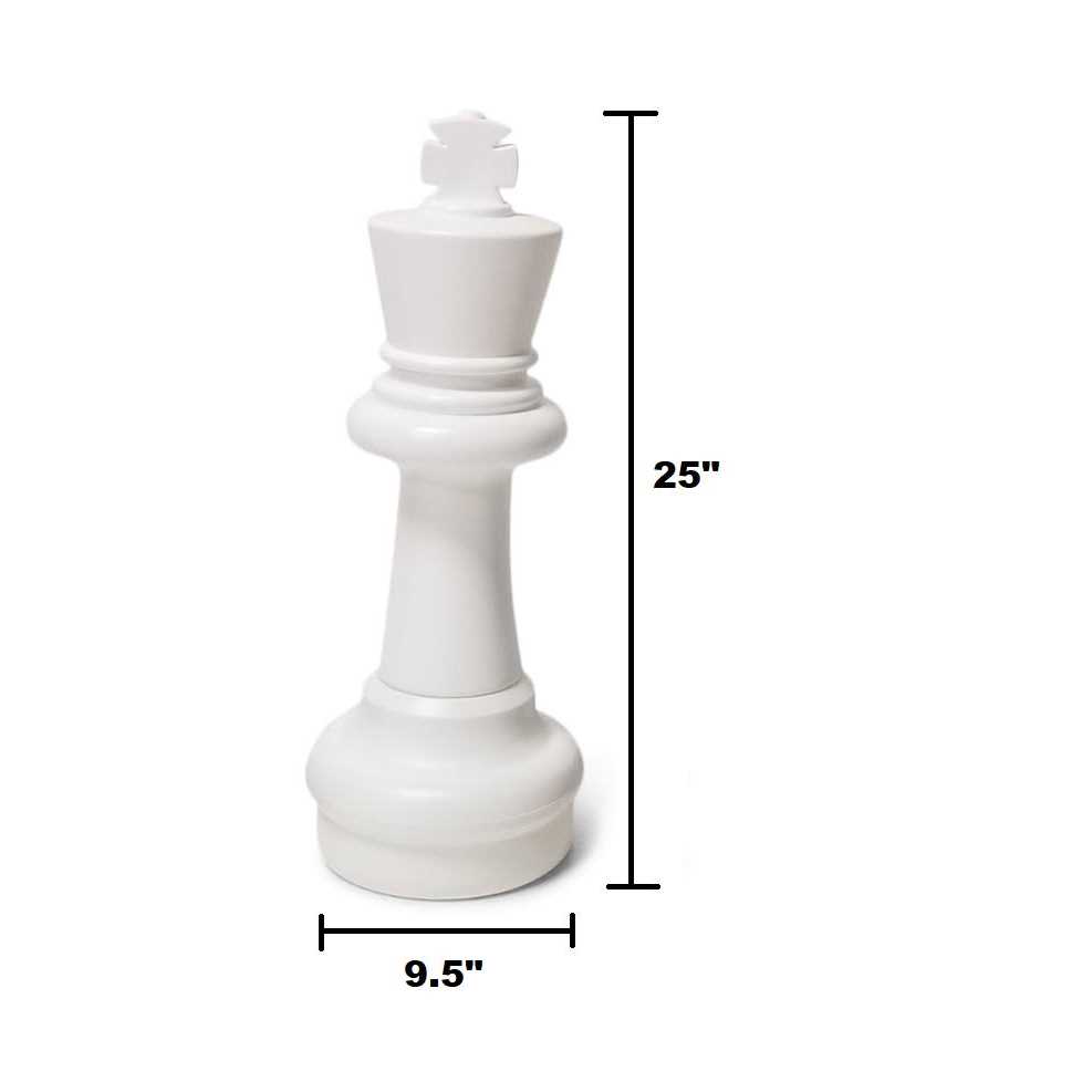 MegaChess 25 Inch Plastic Giant Chess Set - Sports Supplies Online Store