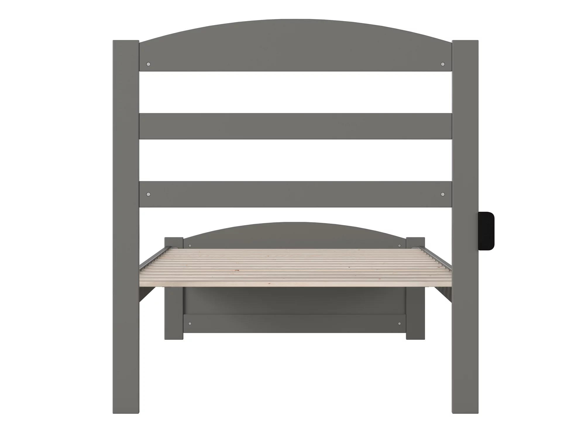 AFI Warren 14" Twin XL Wood Platform Bed Frame with Headboard and Footboard, Grey