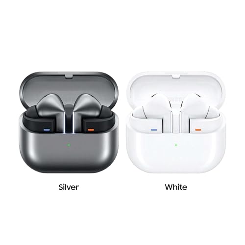 Samsung Galaxy Buds 3 Pro AI True Wireless Bluetooth Earbuds, Noise Cancelling, Sound Optimization, Redesigned Comfort Fit, Silver [US Version