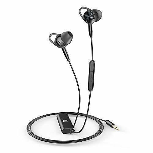 TaoTronics TT-EP002 Earphone Active Noise Canceling Headphone Black Japan New.