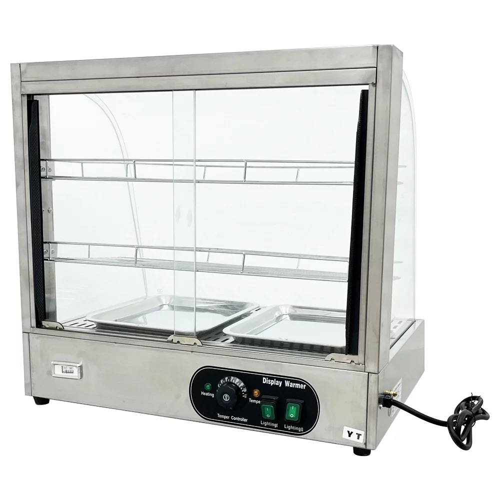 PreAsion 3 Layer Electric Heating Food Warmer Cabinet Showcase