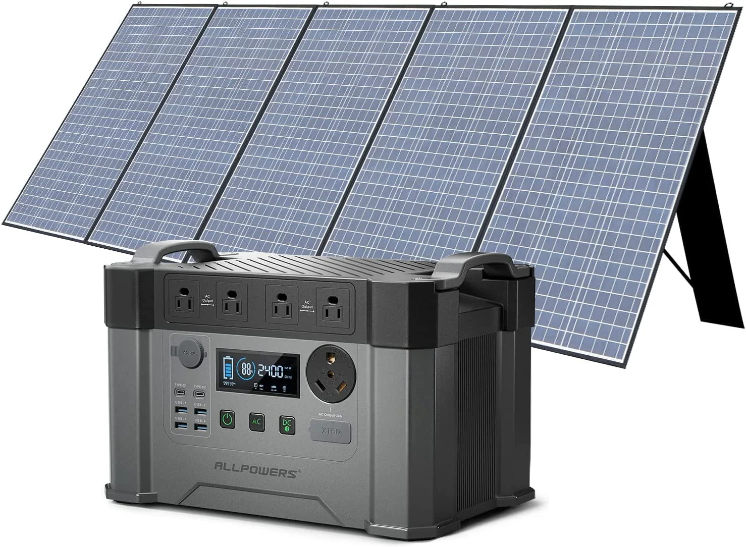ALLPOWERS S2000 PRO 2400W 1500Wh Portable Power Station for Camping RV Home Emergency off-Grid
