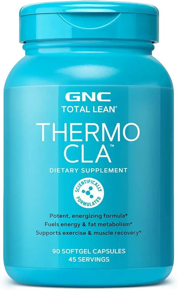 GNC Total Lean Thermo CLA | Fuels Energy and Fat Metabolism, Supports Exercise and Muscle Recovery | 90 Softgel Capsules - Kansas Nuitrition - HNZSDS