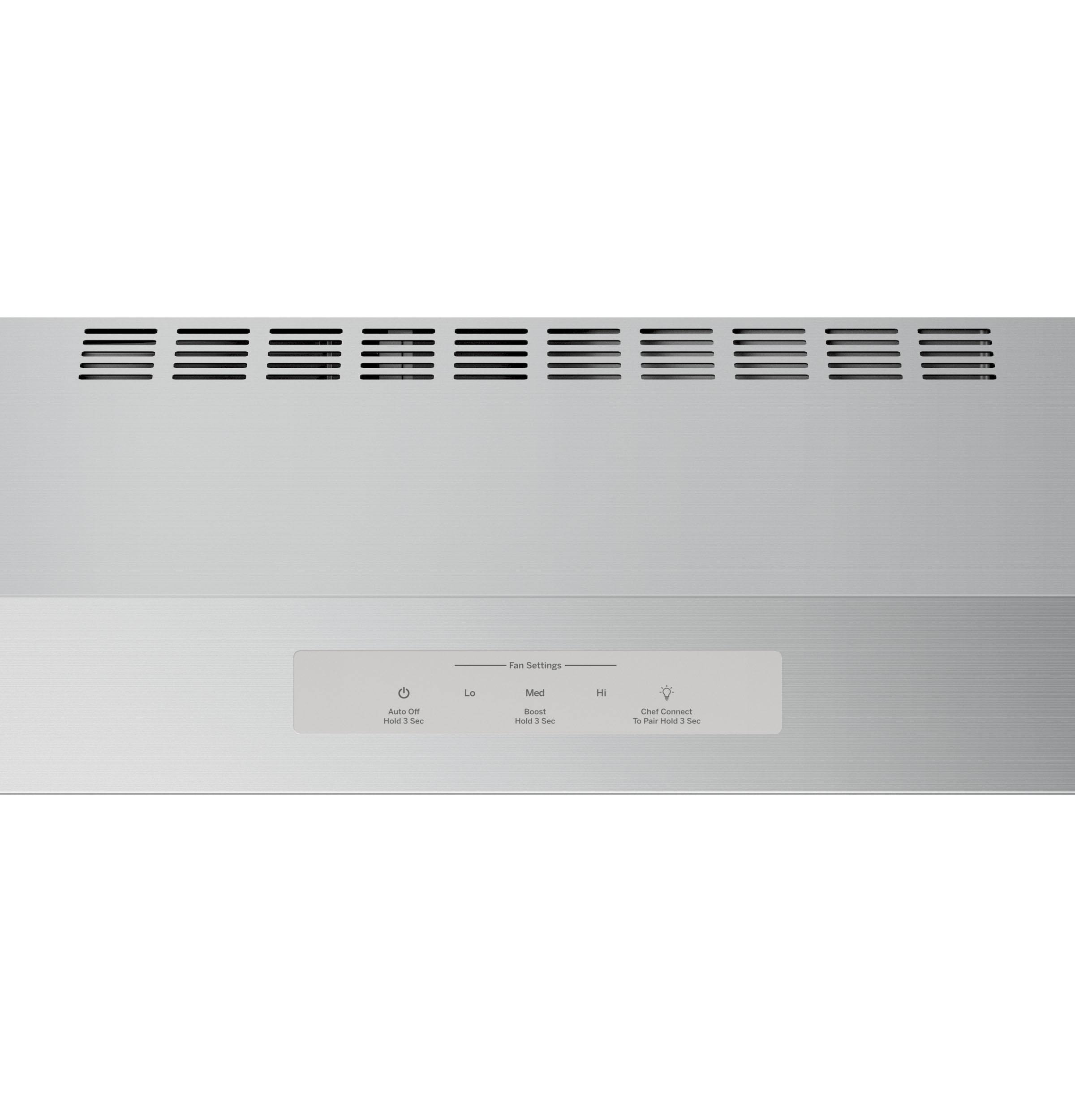 GE Profile Series Under The Cabinet Hood, Silver, 30x22