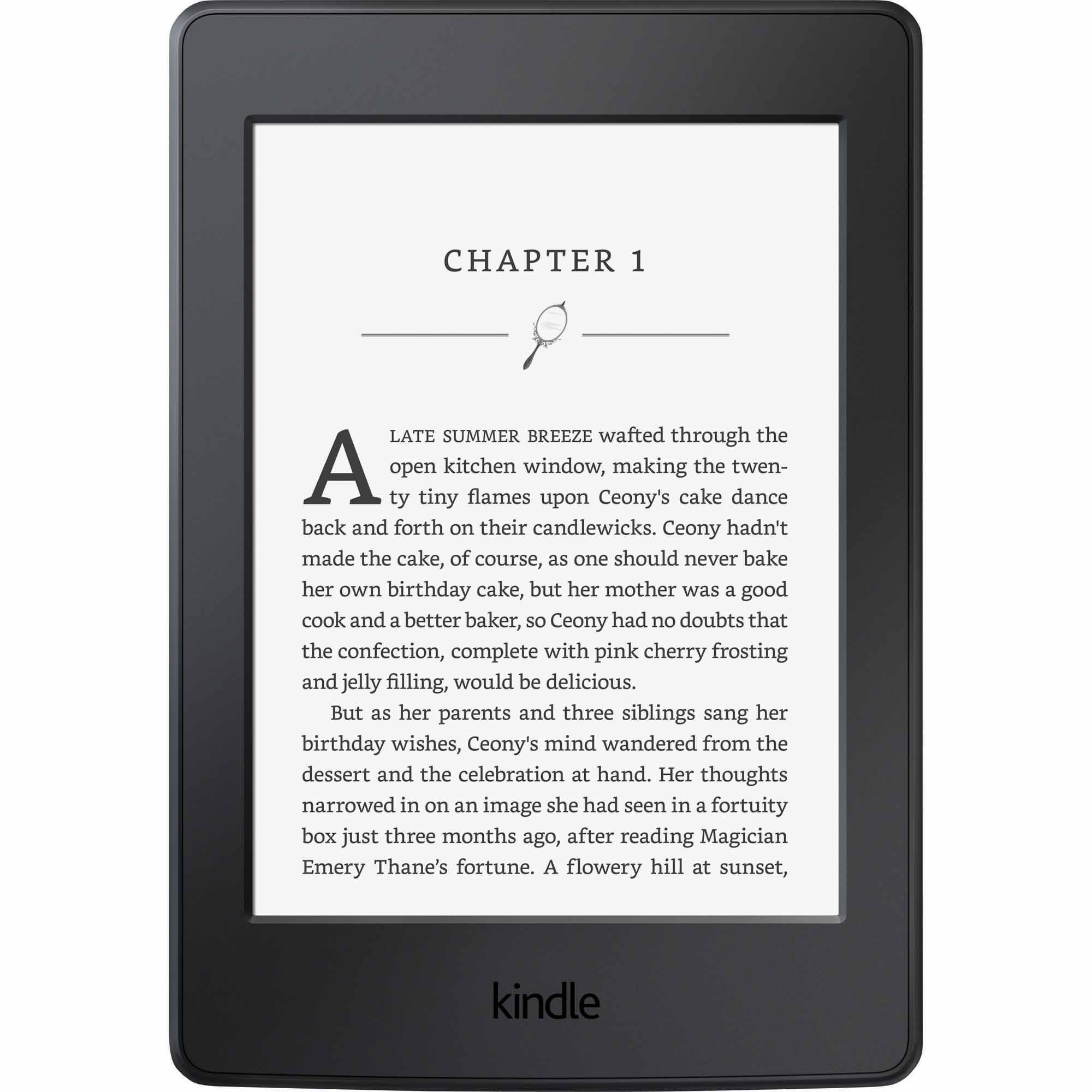 Amazon Kindle Paperwhite E-Reader - Black, 6" High-Resolution Display - Megean