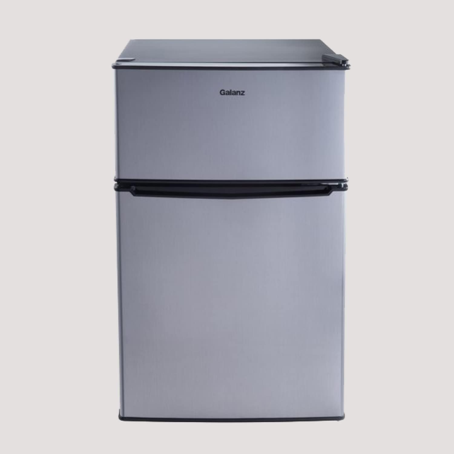 Energy-Saving Efficiency 3.1 Cu ft Mini Fridge with Freezer, Stainless