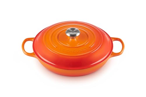 Le Creuset Enameled Cast Iron Signature Braiser, 3.5 qt., Marseille