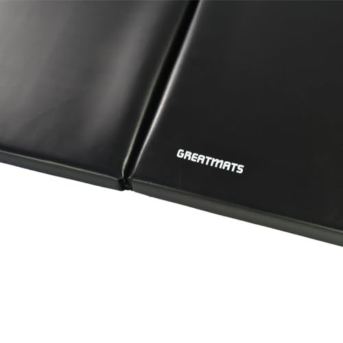 Greatmats Gym Folding Mats 5x10 Ft x 2 Inch for Martial Arts, Gymnastics, Tumbling, Cheerleading, Home Exercise, MMA