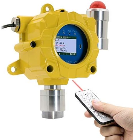 Carbon Monoxide Detector by Forensics | Industrial Wall Mount | USA NIST Calibration | Explosion Proof | Adjustable Sound & Light Alarms | Relay