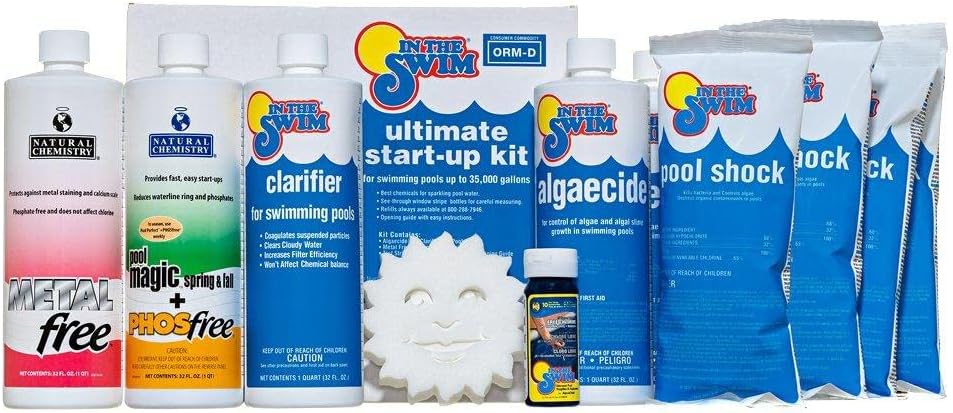 In The Swim Ultimate Pool Opening Chemical Start Up Kit - Up to 35,000 Gallons Pack of 2