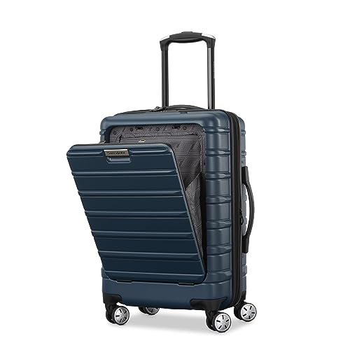 Samsonite Omni 2 Hardside Expandable Luggage with Spinner Wheels, 2-Piece Set (19/24), Lagoon Blue