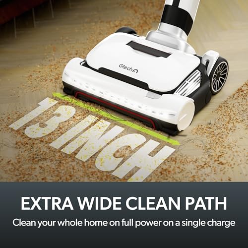 Gtech AirRAM Platinum Cordless Vacuum Cleaner - Includes Anti-Hair Wrap Brush Bar - Perfect for Carpet and Hardwood Floors