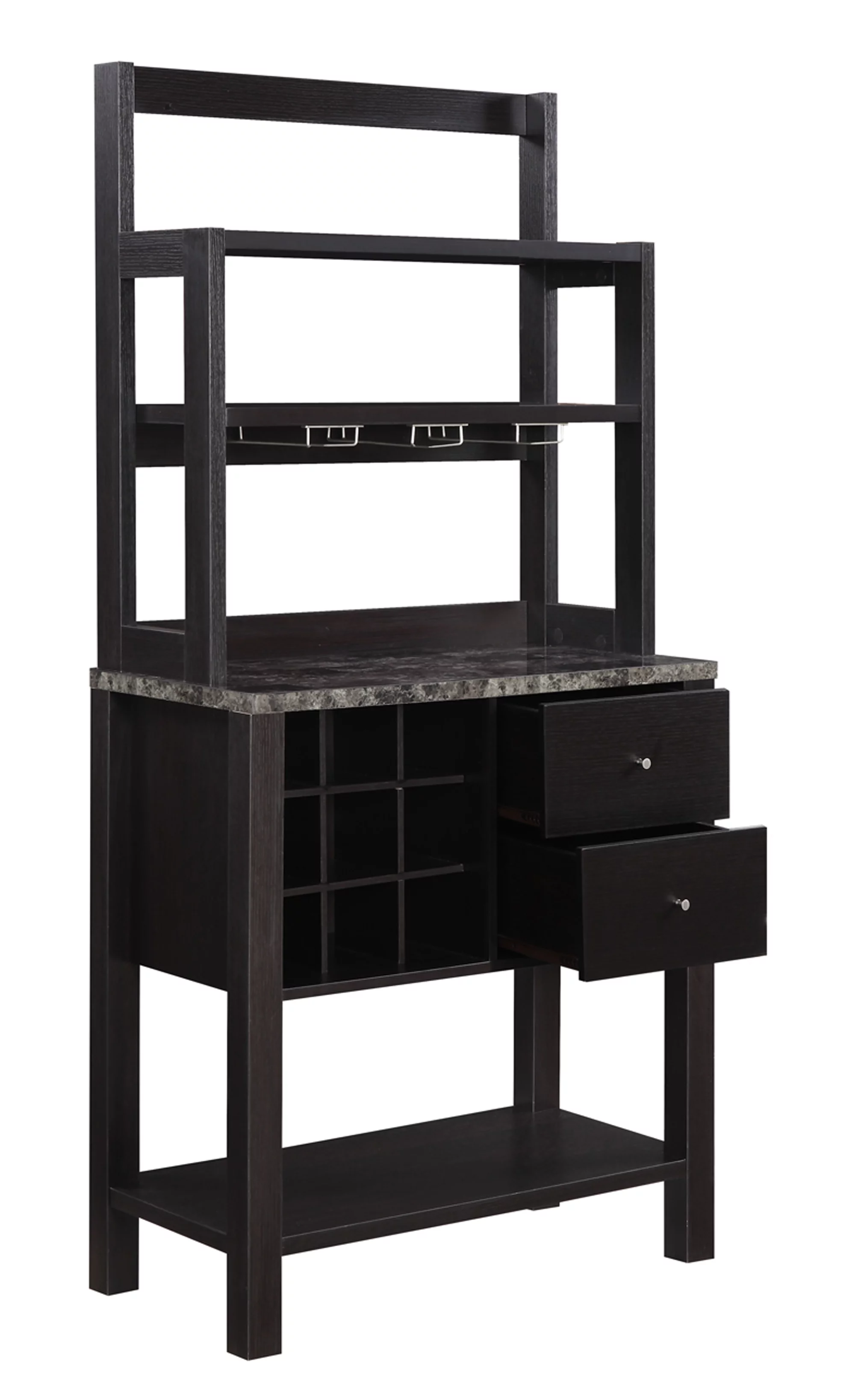 Convenience Concepts Newport Serving Bar, Multiple Finishes