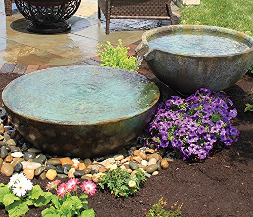 Aquascape Spillway Bowl and Basin Landscape and Garden Fountain Kit | 58087