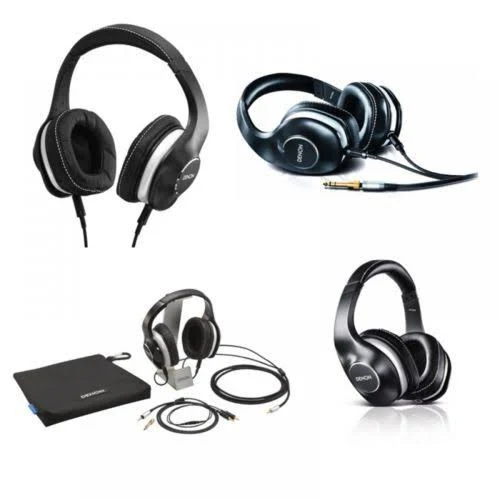 Denon Sealed Overhead Headphone AH-D600EM Recable High-Res Black