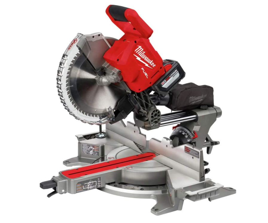 Milwaukee 2739-21HD M18 FUEL Li-Ion 12 in. Sliding Miter Saw Kit (12 Ah) New