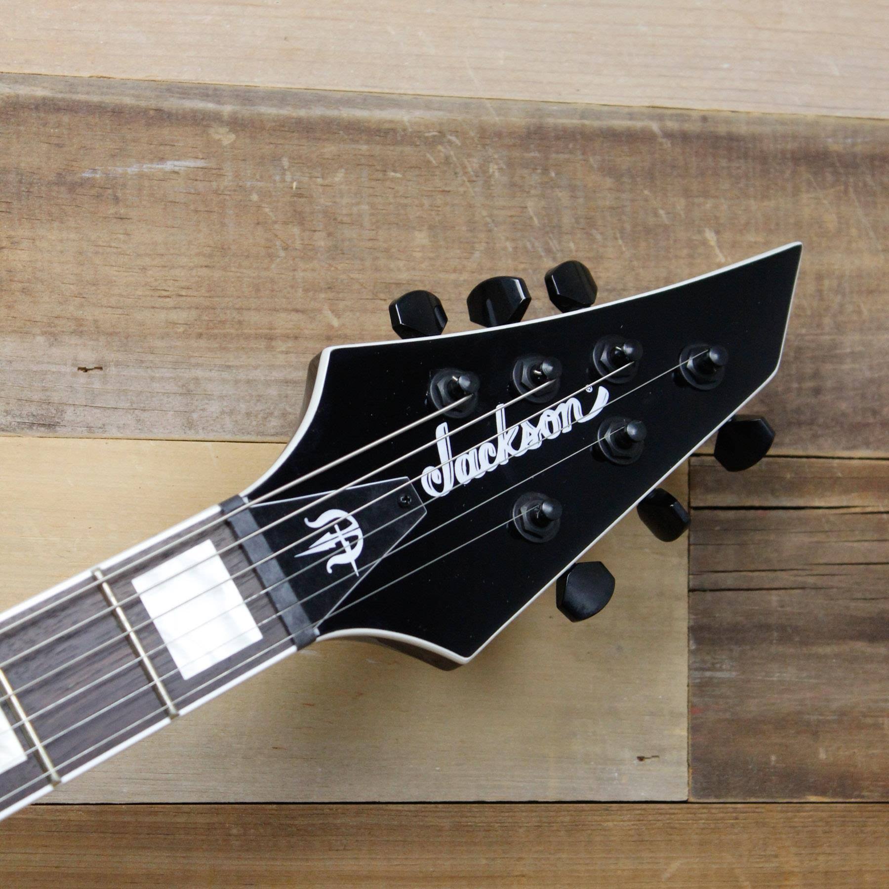Jackson x Series Signature Marty Friedman MF-1 - Black with White Bevels
