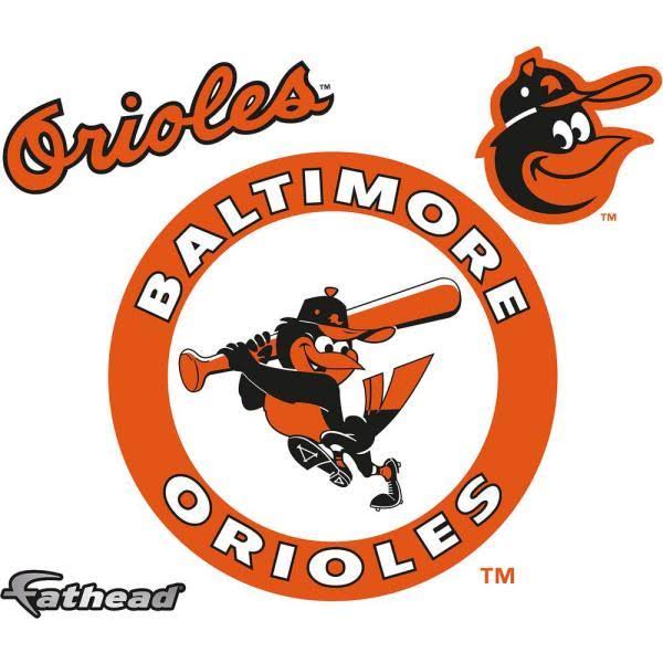 Fathead Baltimore Orioles Logo Giant Removable Decal