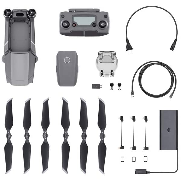 DJI Mavic 2 Pro - Drone Quadcopter UAV with Hasselblad Camera 3-Axis Gimbal HDR 4K Video Adjustable Aperture 20MP 1" CMOS Sensor, up to 48mph, Gray