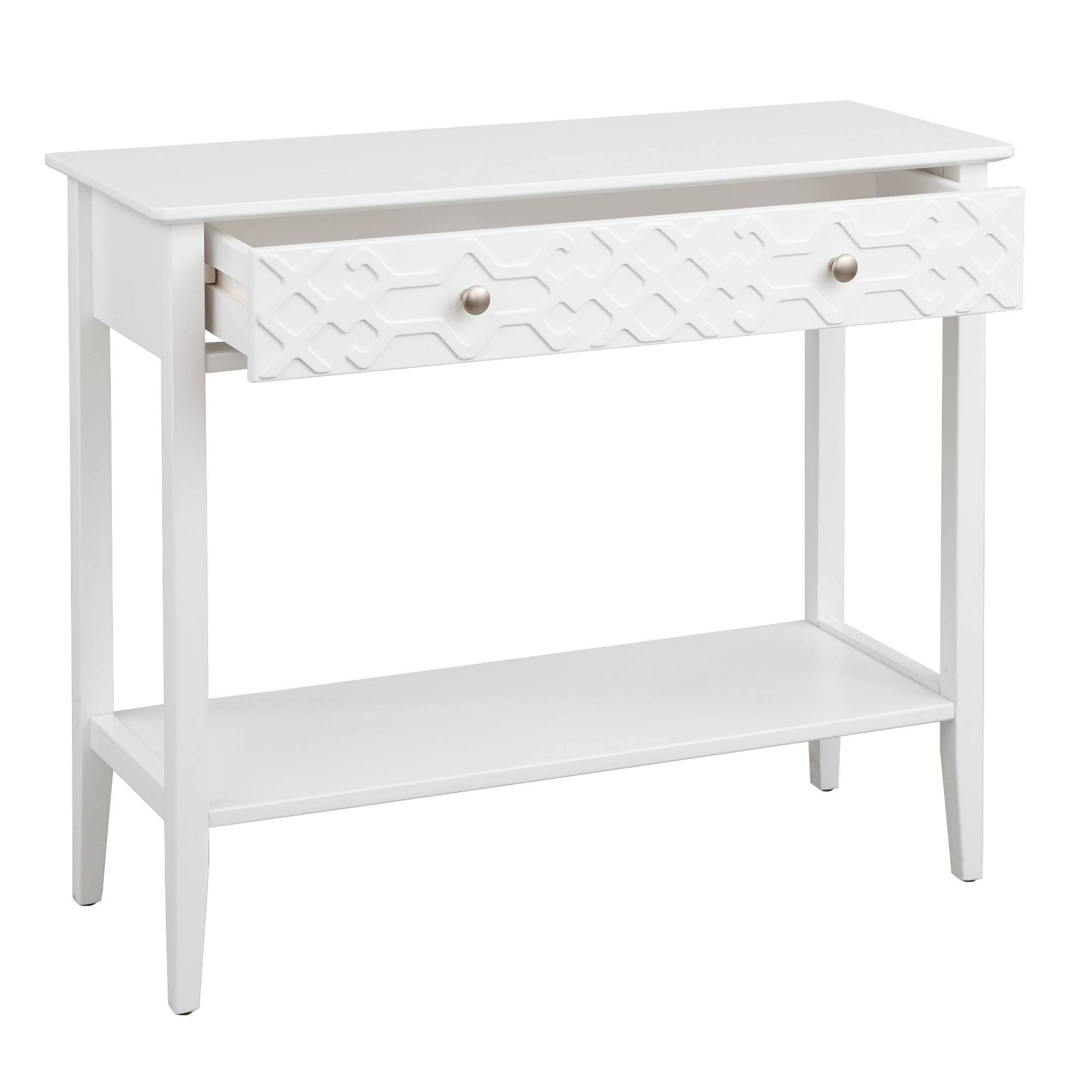 Simple Living Raya Console Table - White