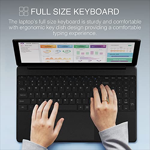 Packard Bell 15.6 inch Laptop IPS FHD 1920 x 1080 Resolution Laptop Computer, Intel Celeron N4020, UHD Graphics 600, 4GB Ram 128GB SSD, Micro SD Slot