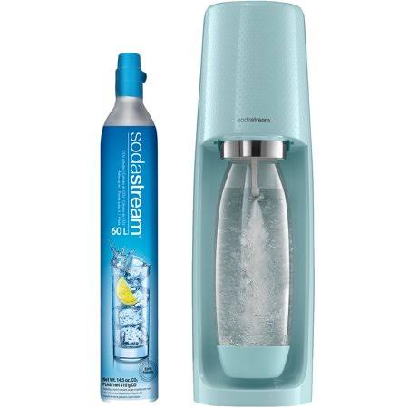 Sodastream Fizzi Sparkling Water Maker (Icy Blue) with CO2 and BPA Free Bottle, Size: King