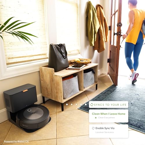 iRobot Roomba j7+ (7550) Self-Emptying Robot Vacuum &ndash; Uses PrecisionVision Navigation to Identify & Avoid Objects Like Socks, Shoes