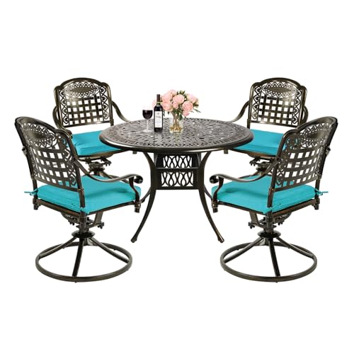 MEETWARM 5-Piece Outdoor Patio Dining Set