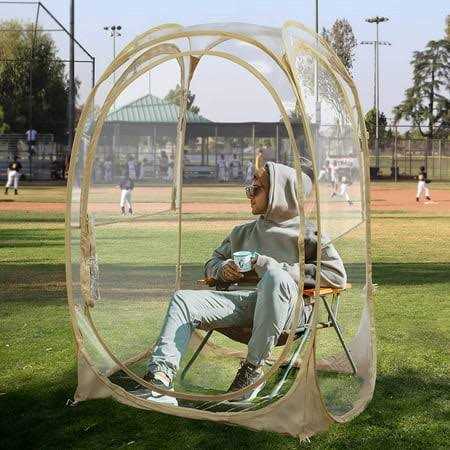 Eighteentek Sports Tent Weather Proof Pod Bubble Tent Outdoor Instant Pop Up Shelter Clear - Sports Supplies Online Store