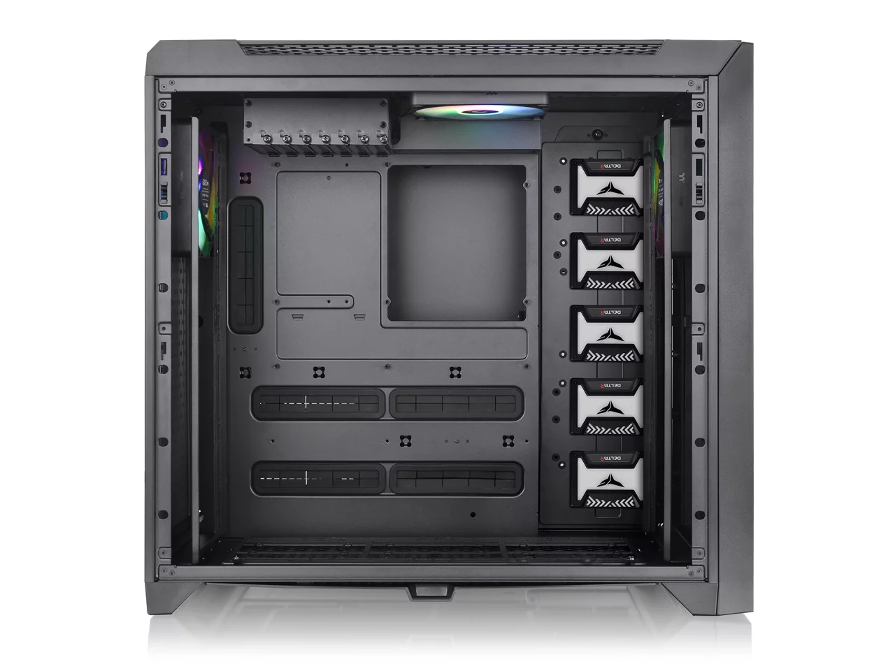 Thermaltake CTE C750 TG ARGB E-ATX Full Tower with Centralized Thermal Efficiency Design; 3x140mm CT140 ARGB Fans Pre-Installed