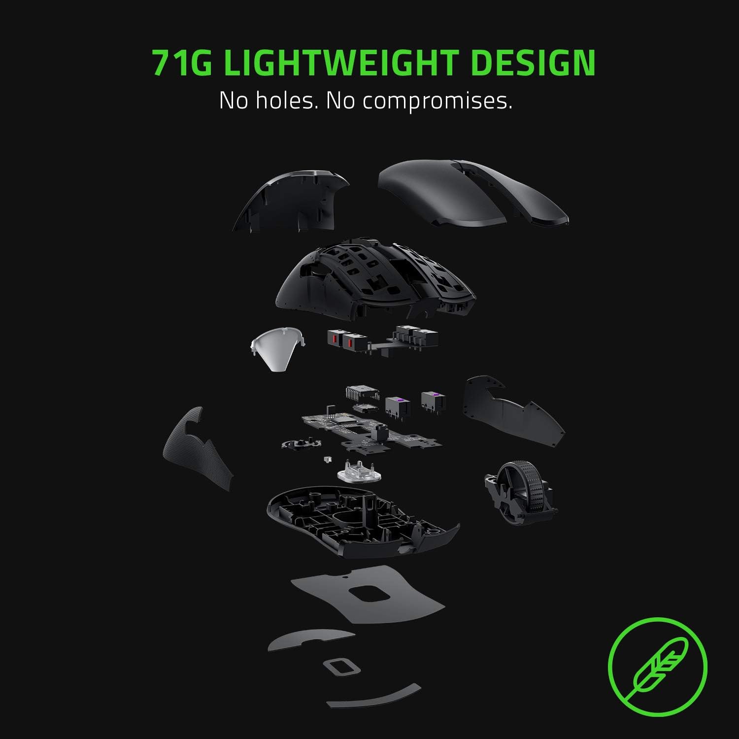 Razer Viper 8KHz Ultralight Ambidextrous Wired Gaming Mouse: Fastest Gaming Switches - 20K DPI Optical Sensor - Chroma RGB Lighting