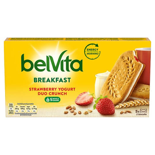 belVita Biscuit Strawberry Breakfast u0026 Yogurt Crunch 253g
