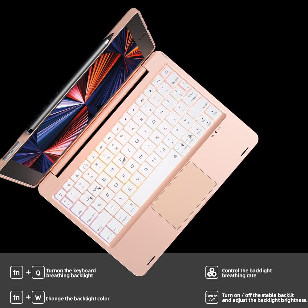 doqo Magnetic Keyboard Case for iPad Air 5th Generation(2022)/iPad Air 4th Generation(2020), iPad Pro 11 2018/2020/2021