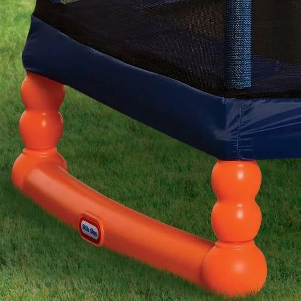 Little Tikes 7-Foot Trampoline, with Enclosure, Blue/Orange