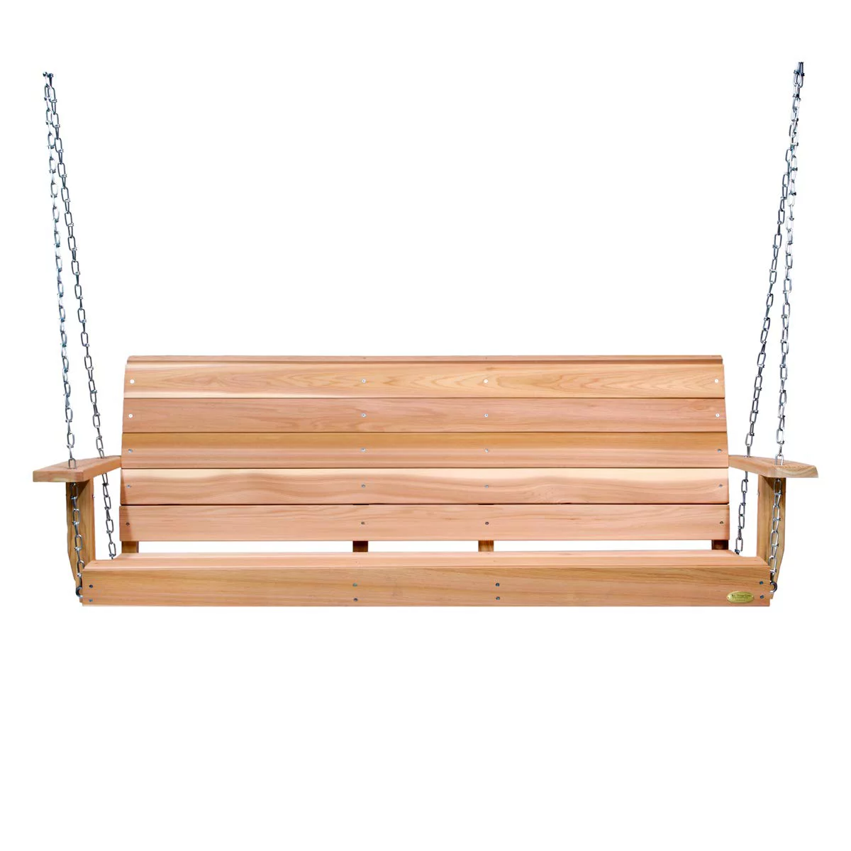 All Things Cedar PS60 Handcrafted Natural Cedar 5 Foot Wooden Porch Swing
