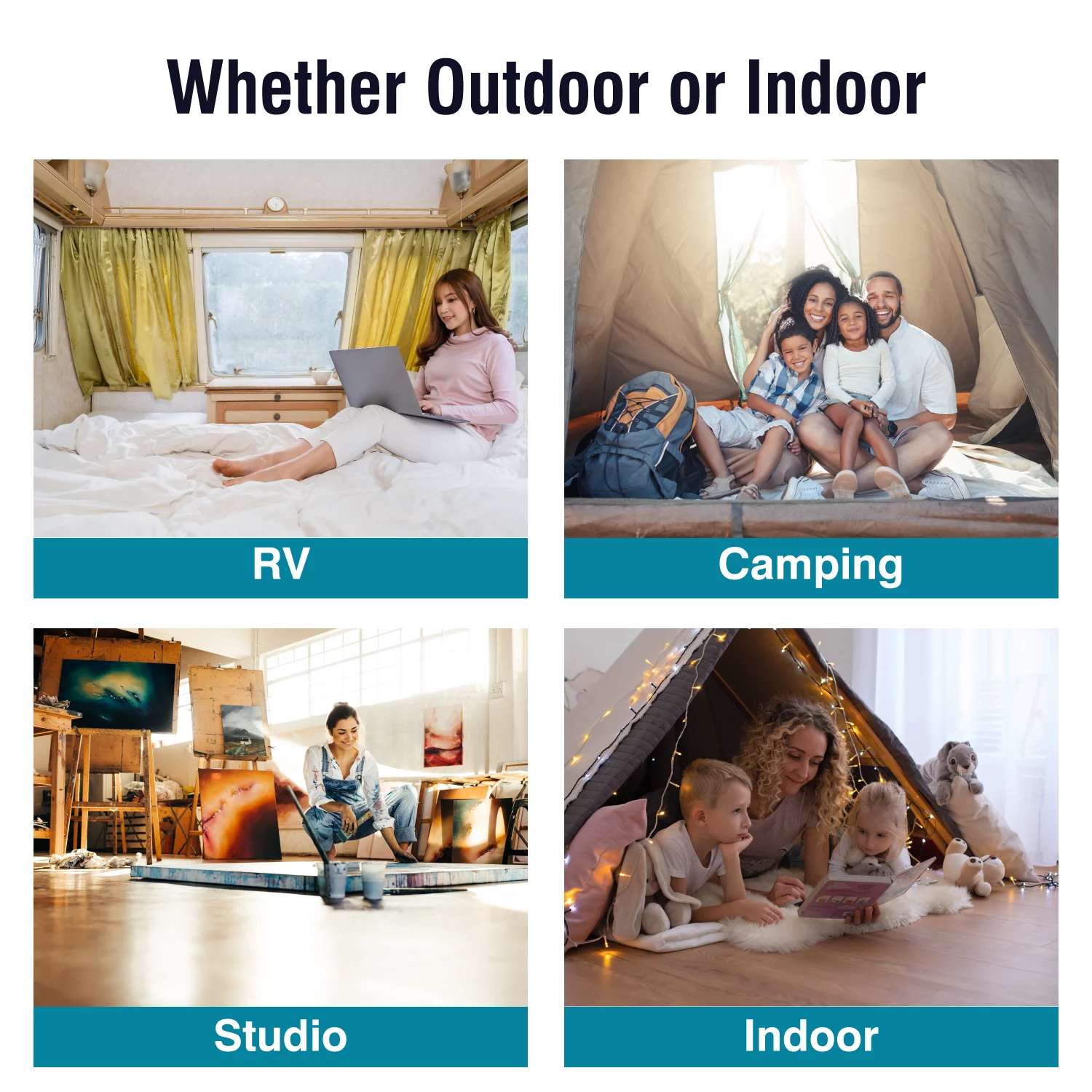 Ranein Portable Air Conditioner, 2900BTU Tent Air Conditioner, 160W Low Power Consumption, for Van Life, Camping Tent, Outdoor, Indoor