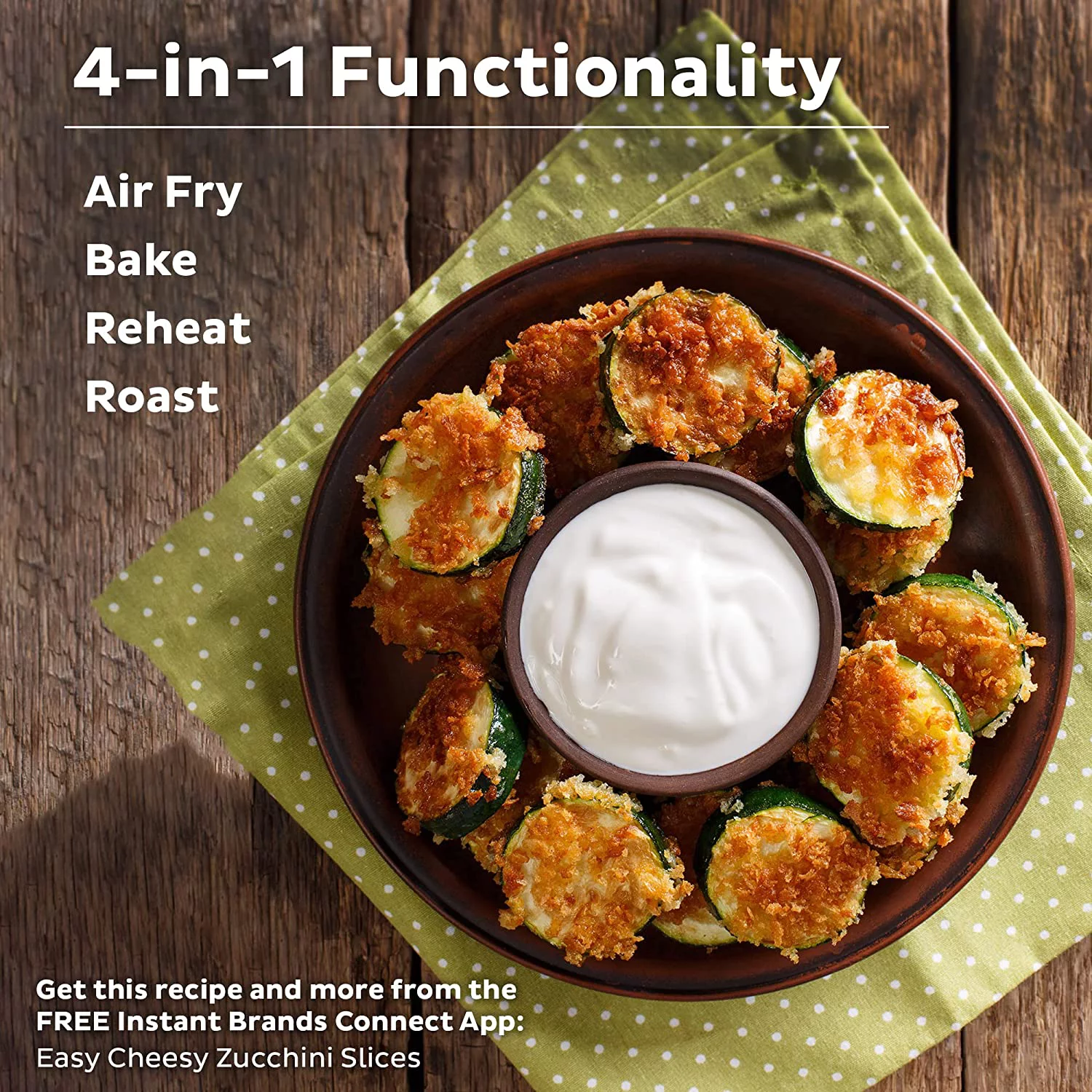 Excellent Instant Vortex Plus Air Fryer Oven  6 Quart  From the Makers of Instant Pot  6-in-1  Broil  Roast  Dehydrate  Bake  Non-stick and