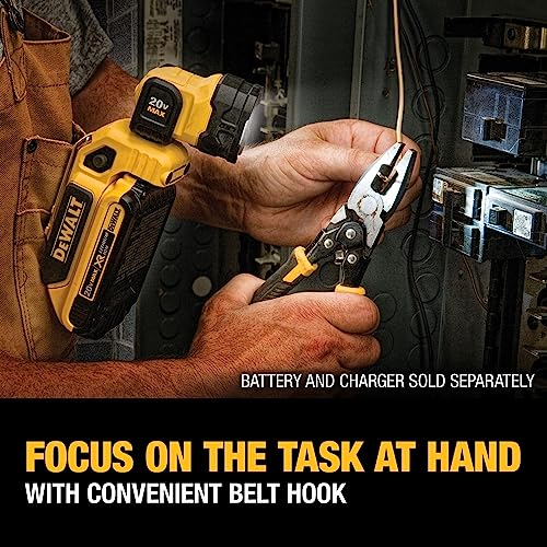 DEWALT 20V MAX LED Work Light, Magnetic, Freestanding and Clip-On, Bare Tool Only (DCL044)
