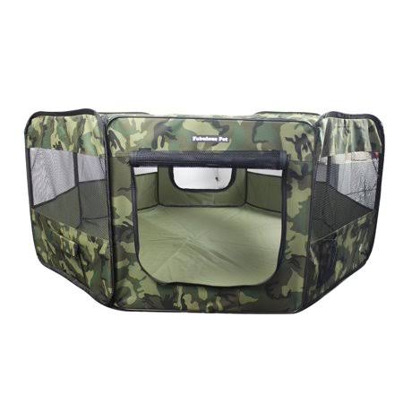 Fabulous Pet Portable Doggie, Puppy, Cat, Kitten Play Pen, Medium Size