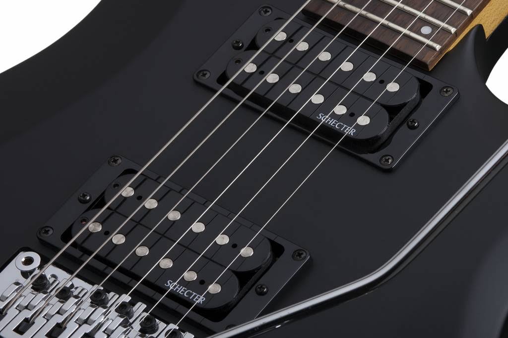 Schecter C-6 FR Deluxe Left Handed Electric Guitar Satin Black