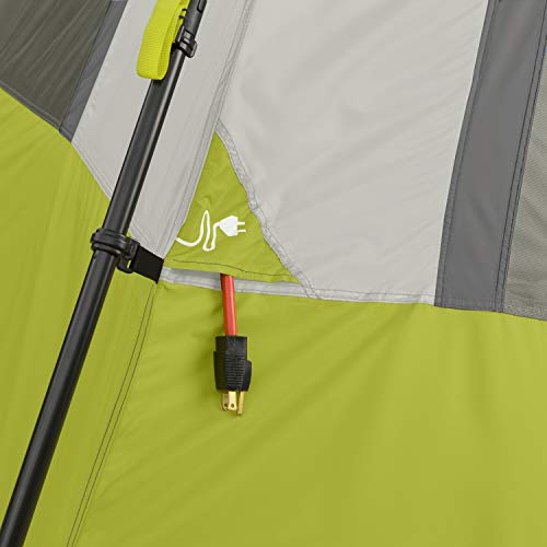 CORE Instant Cabin Tents | 6 Person / 9 Person / 10 Person / 12 Person Family Cabin Multi Room Pop Up Tents Car Camping | Included Storage Pockets