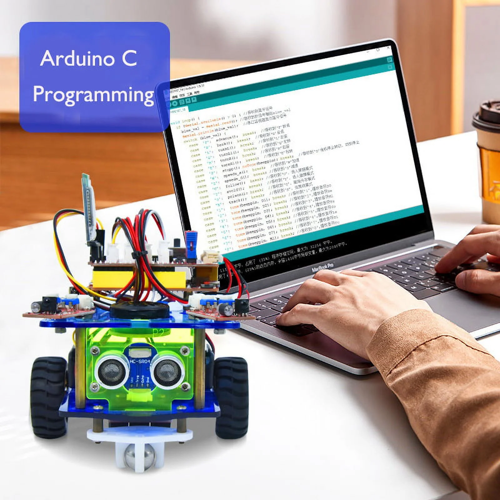 STEM Projects for Kids/Adults, Coding Robot Kit Learning & Education Robot Toys Gift for Boys and Girls to Learn Robotics