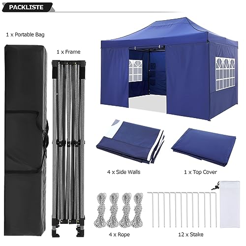 COBIZI 13x26 Pop Up Tent 13x26 Canopy with Sidewalls Heavy Duty Canopy Party Tent for Parties