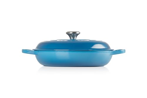 Le Creuset Enameled Cast Iron Signature Braiser, 3.5 qt., Marseille