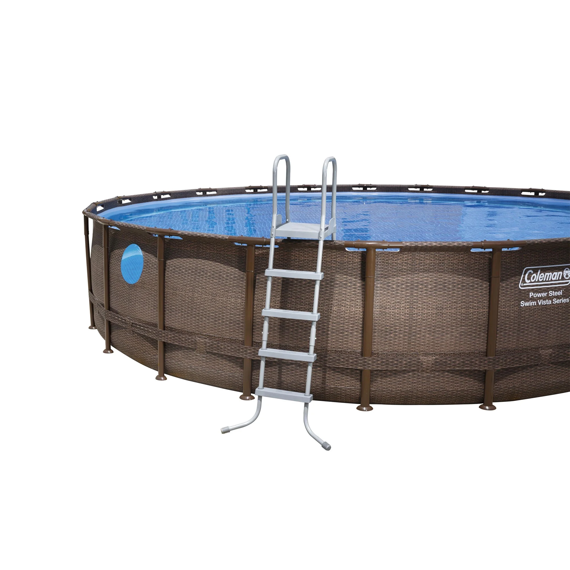 Coleman Power Steel 22' x 52 Round Frame Above Ground Swimming Pool Set