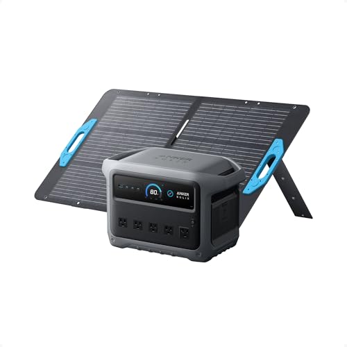 Anker SOLIX C1000 Gen 2 Portable Power Station, 2,000W (Peak 3,000W) Solar Generator, Full Charge in 49 Min, 1,024Wh LiFePO4 Battery for Home Backup