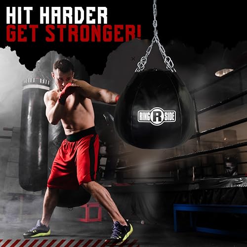Ringside Body Snatcher Heavy Bag, Soft-Filled, Synthetic Leather Punching Bag for Boxing, MMA, Muay Thai, and More